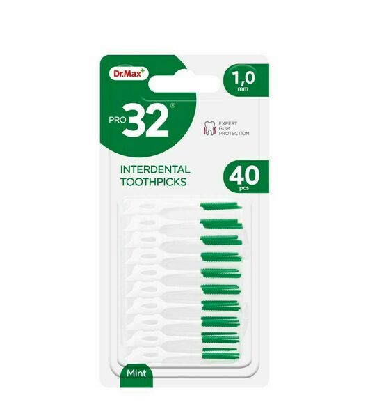 Dr. Max PRO32 Interdental Toothpicks 1,0 mm mezizubní párátko 40 ks porovnat ceny