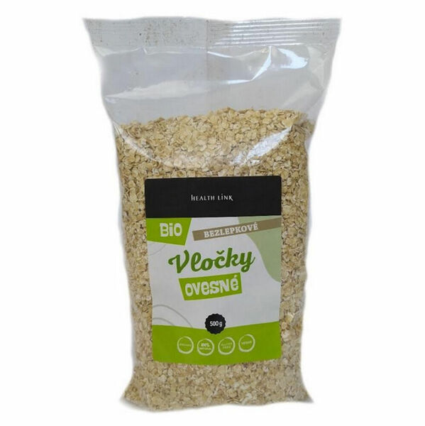 HEALTH LINK Ovesné vločky bezlepkové BIO 500 g porovnat ceny