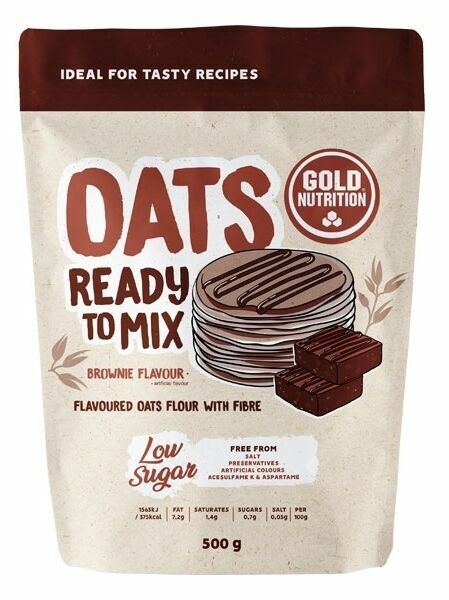 GoldNutrition Oats Ready to Mix brownie 500g porovnat ceny