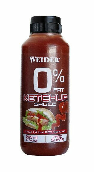WEIDER 0 % Fat Ketchup omáčka dochucovadlo 265 ml porovnat ceny