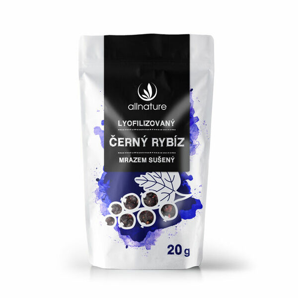 Allnature Černý rybíz sušený mrazem 20g porovnat ceny