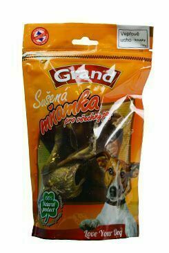 Grand Suš. Mňamka Vepř.ucho Kousky 100g porovnat ceny