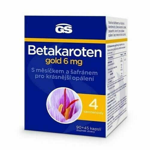 Gs Betakaroten gold 6mg 90+45 kapslí porovnat ceny
