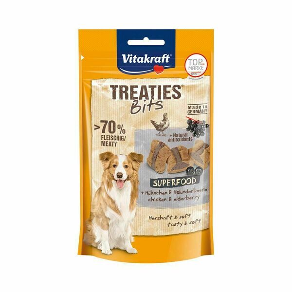 Vitakraft Treaties Bits Superfood bezinka 100 g porovnat ceny