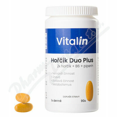 Vitalin Hořčík Duo Plus tbl.90 porovnat ceny