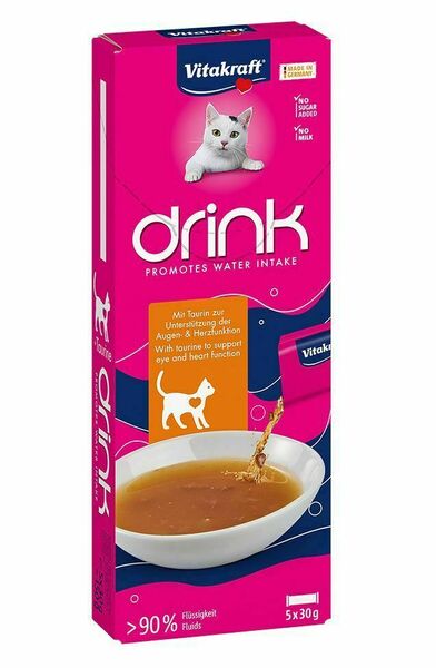 Vitakraft Cat Drink kuřecí + Taurin 5x30 g porovnat ceny