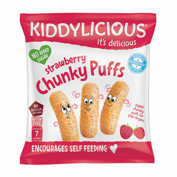 Kiddylicious Velké křupky jahodové 12g porovnat ceny