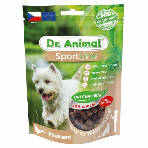 DR. ANIMAL Sportline pochoutka bažant pro psy 100 g porovnat ceny
