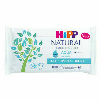 HiPP Natural Čistící vlhčené ubrousky Ultra Sensitive 10ks porovnat ceny