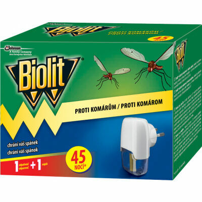 Biolit Elektrický odpařovač proti komárům, 45 nocí, 27 ml porovnat ceny