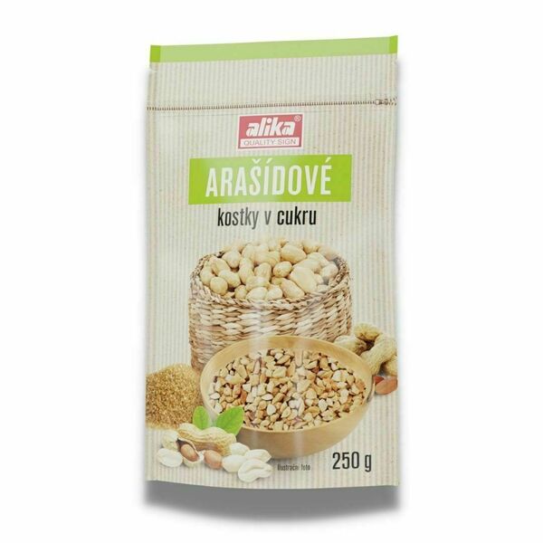 Alika Arašídové kostky v cukru 250 g porovnat ceny