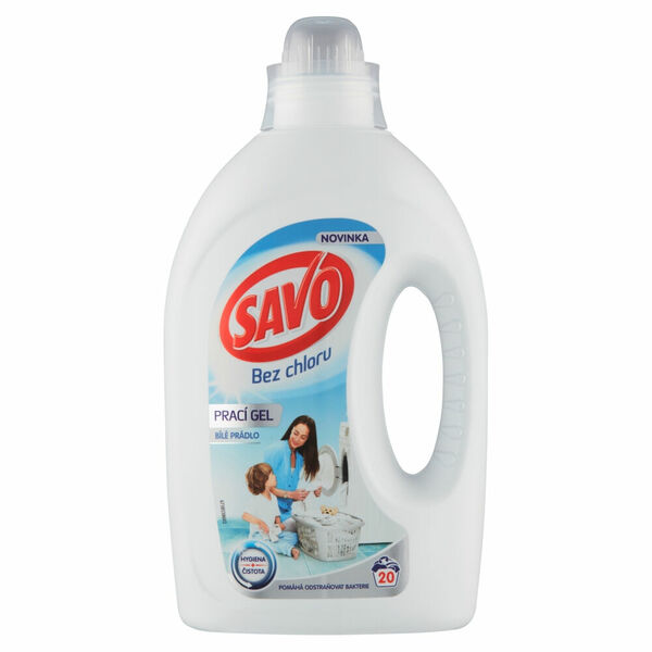 SAVO Bez chloru White Prací gel 20 pracích dávek gel porovnat ceny