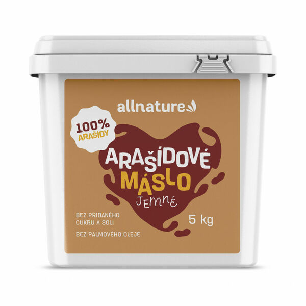 ALLNATURE Arašídové máslo jemné 5 kg porovnat ceny