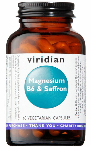 Viridian Magnesium B6 & Saffron 60 kapslí porovnat ceny