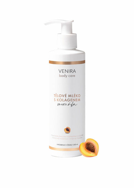 Venira Tělové mléko s kolagenem meruňka 250 ml porovnat ceny