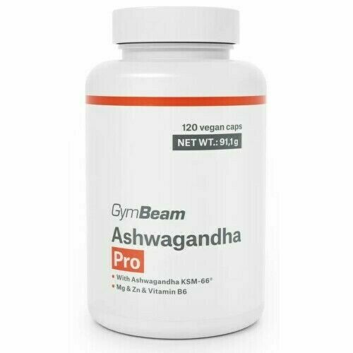 GymBeam Ashwagandha Pro Mg&Zn&Vitamin B6 cps.120 porovnat ceny