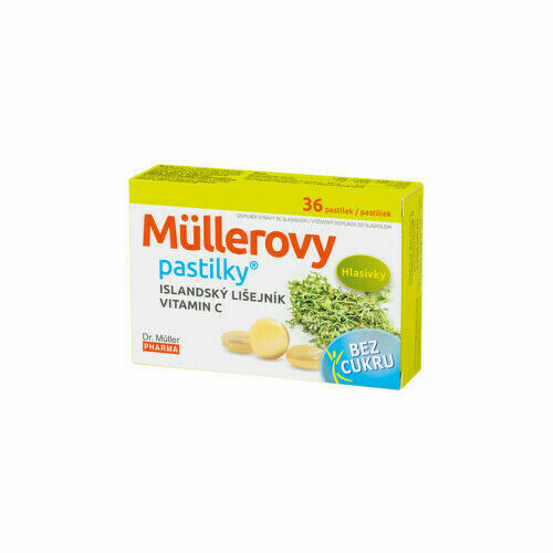 Müllerovy pastilky s isl.liš.bez cukru 36ks CZ/SK porovnat ceny