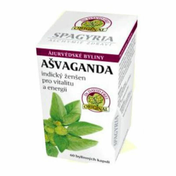 SPAGYRIA Ašvaganda 60 bylinných kapslí porovnat ceny