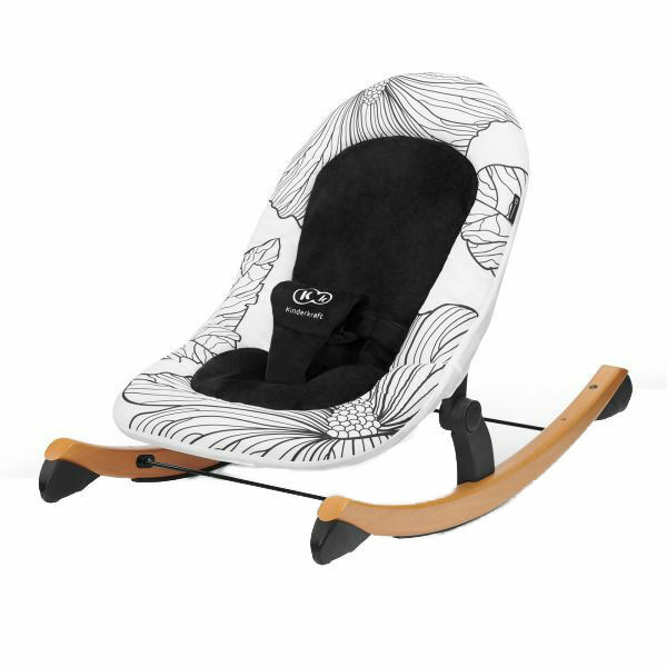 Kinderkraft Lehátko houpací Finio Black/White 0 m+, do 9 kg porovnat ceny