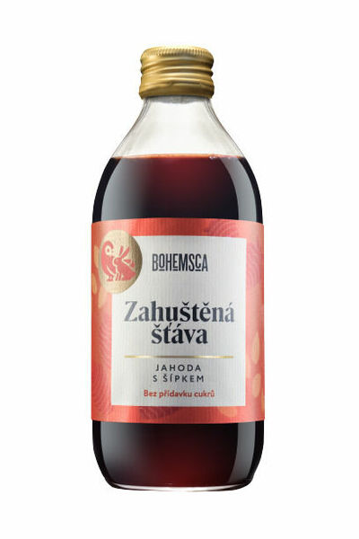 Bohemsca Zahuštěná šťáva Jahoda se šípkem 330ml porovnat ceny