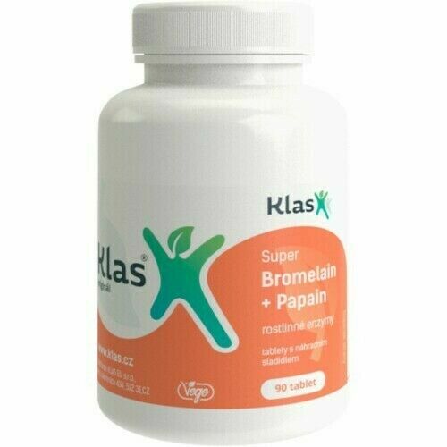 Klas Super Bromelain+Papain tbl.90 porovnat ceny