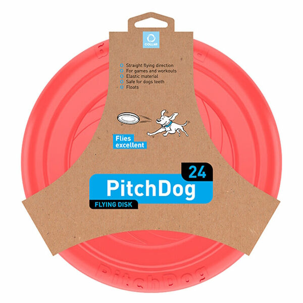 PITCHDOG Pěnový létající disk pro psy červený 24 cm porovnat ceny
