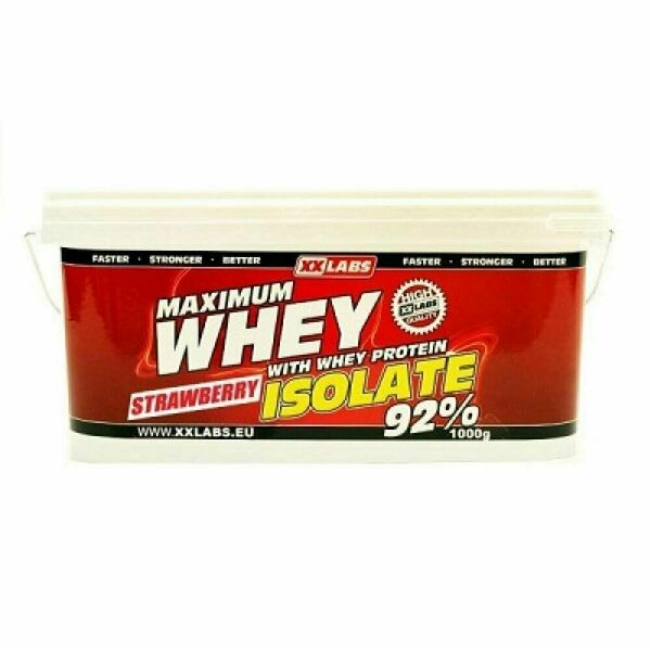 XXLABS Maximum Whey Protein Isolate jahodový 1000 g porovnat ceny
