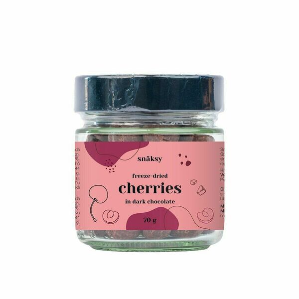 Snäksy Lyofilizované višně v hořké čokoládě 20 g porovnat ceny