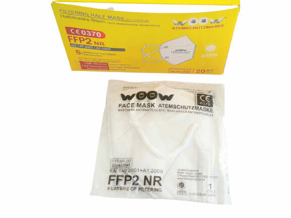 WOOW - 5ti vrstvý dýchací respirátor třídy FFP - 20ks porovnat ceny