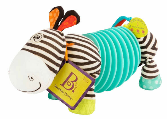 B-Toys  Tahací harmonika zebra Squeezy Zeeby porovnat ceny