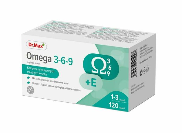 Dr.Max Omega 3-6-9 120 kapslí porovnat ceny