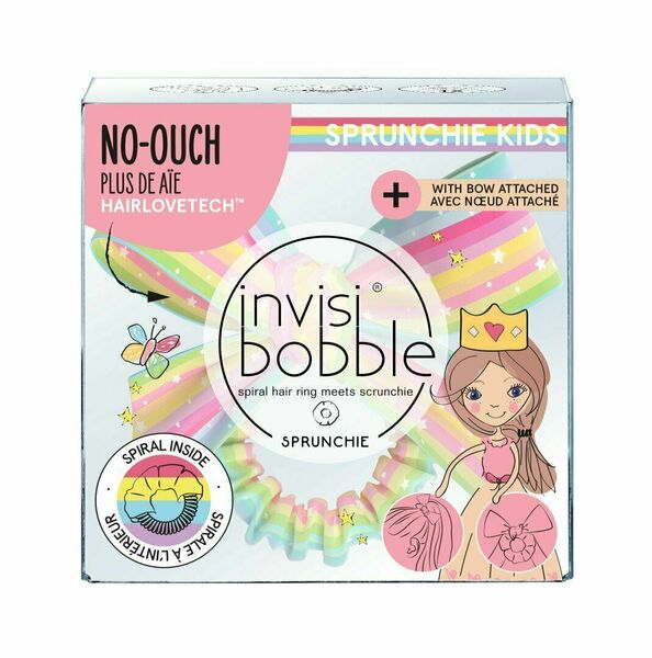 Invisibobble Gumička KIDS SLIM SPRUNCHIE w. BOW Let‘s Chase Rainbows porovnat ceny
