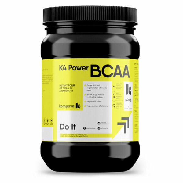 KOMPAVA K4 power BCAA 4:1:1 instant mango 400 g 36 dávek porovnat ceny