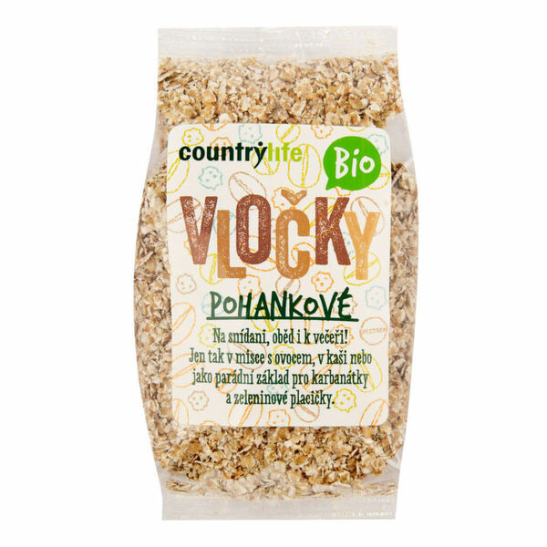 COUNTRY LIFE Vločky pohankové 250 g BIO porovnat ceny