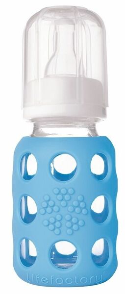 Lifefactory kojenecká láhev 120ml sky blue porovnat ceny