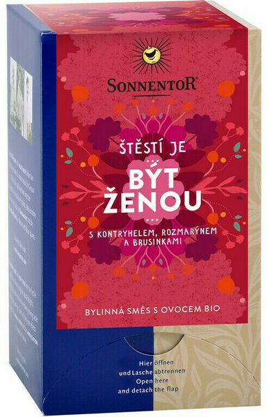 Sonnentor  Bio bylinná směs s ovocem Být ženou 18x1,7g porovnat ceny