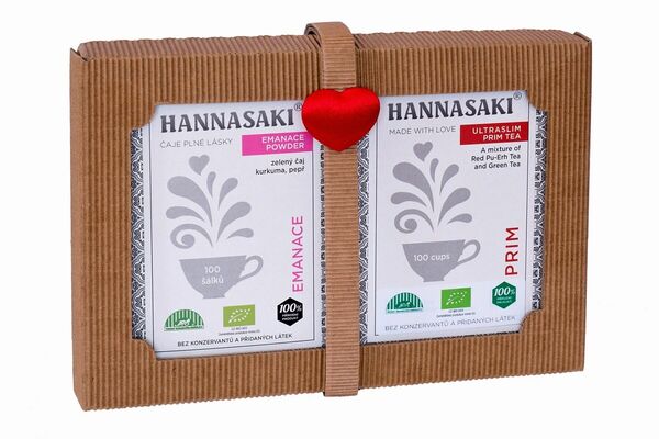 Hannasaki V kondici po celý rok set BIO čajů 2x50 g porovnat ceny