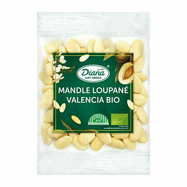 Diana Company Mandle loupané Valencia BIO 100g porovnat ceny
