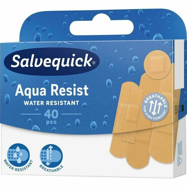 Salvequick Aqua Resist Náplast voděodolná mix 40ks porovnat ceny