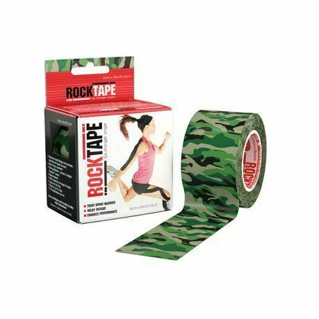 RockTape Kineziologický tejp - camo zelená 5cmx5m porovnat ceny