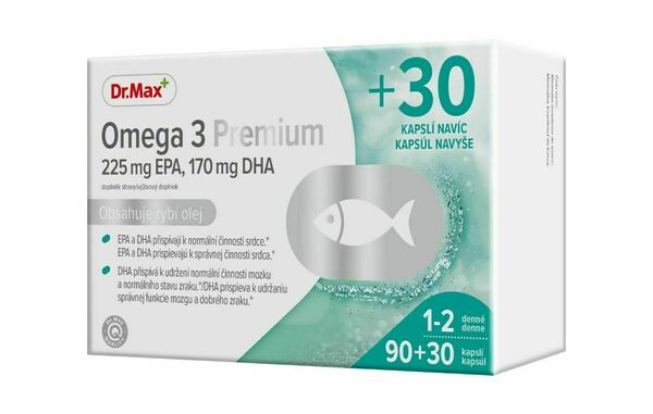 Dr.Max Omega 3 Premium 90+30 kapslí porovnat ceny