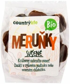 Country Life Meruňky sušené BIO 100 g porovnat ceny