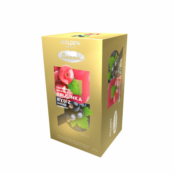 Drana Čaj Golden Garden brusinka/černý rybíz 20 x 2.5 g porovnat ceny