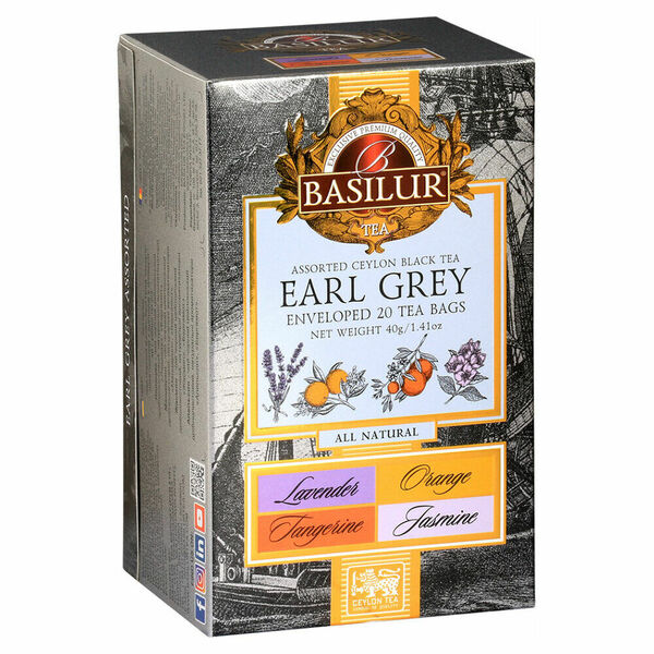 BASILUR All Natural Earl Grey Assorted černý čaj 20 sáčků porovnat ceny
