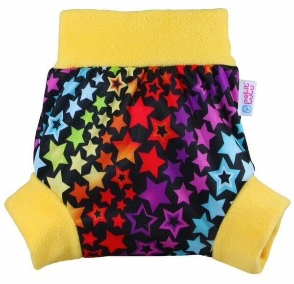 Petit Lulu - pull-up svrchní kalhotky, vel.M, duhové hvězdy porovnat ceny