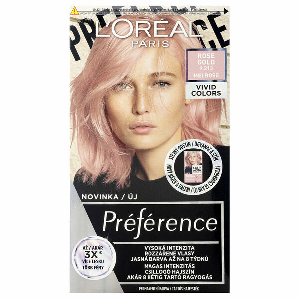 L'Oréal Paris Préférence Vivid Colors permanentní barva na vlasy 9.213 Melrose 150 ml porovnat ceny