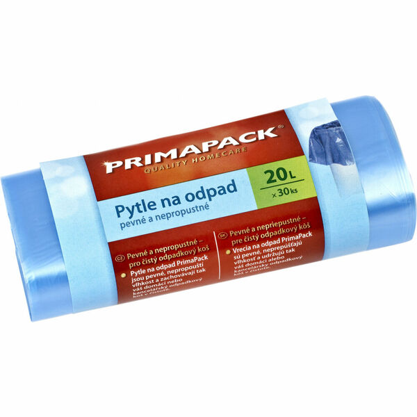 Primapack Pytle na odpad, 6,4 µ, 55 × 45 cm, 20 l, 30ks porovnat ceny