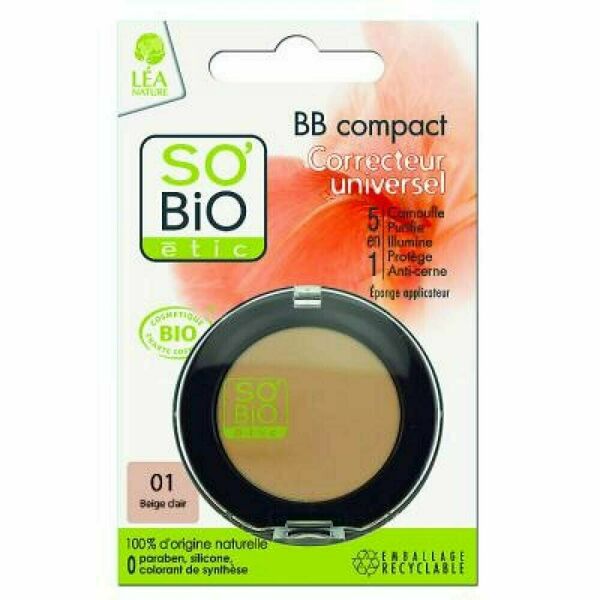 SO´BIO Kompaktní pudr 01 béžová světlá porovnat ceny