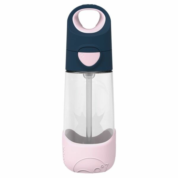 B.box Láhev na pití s brčkem indigo/růžová 450ml porovnat ceny