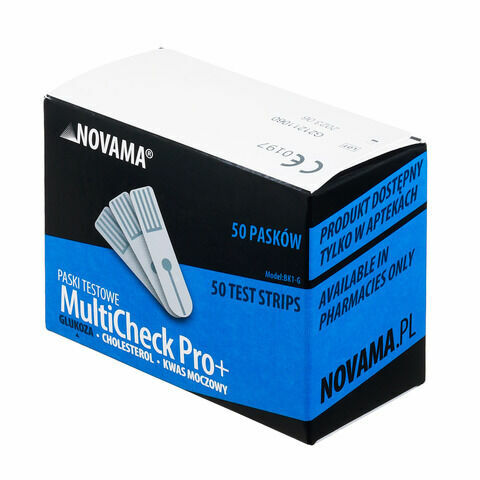 Novama MULTICHECK PRO+, Testovací proužky na glukózu, 50ks porovnat ceny